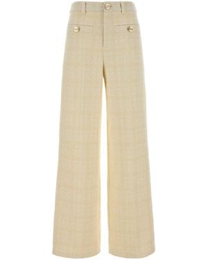 Gucci Cream Tweed Pant - Natural