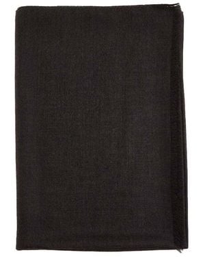 D 40 Wool Scarf - Black