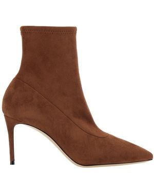 Casadei Ankle Boots Stretch Camel - Brown