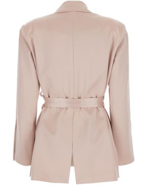 Pinko Jacket Rapa Satin - Natural