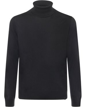 Fay Sweaters Virgin Wool - Blue