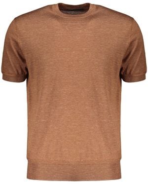 Brett & Sons Cashmere-Silk Blend Jumper - Brown
