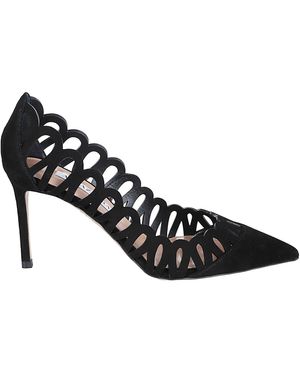 Aquazzura Peep Pump 85 - Black