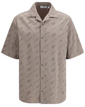 Off-White c/o Virgil Abloh Viscose Shortsleeve Shirt - Grey