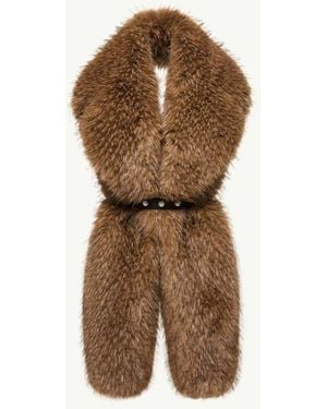 Moncler Moncler Fur Stole Scarf - Natural