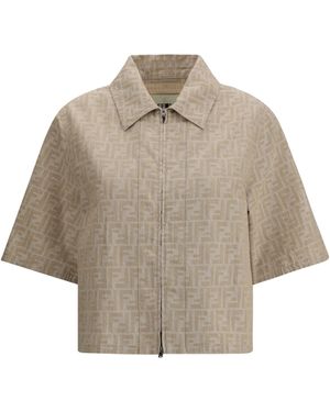 Fendi Jackets - Natural