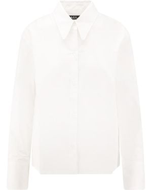 A.P.C. Shirts Cotone Organico - White