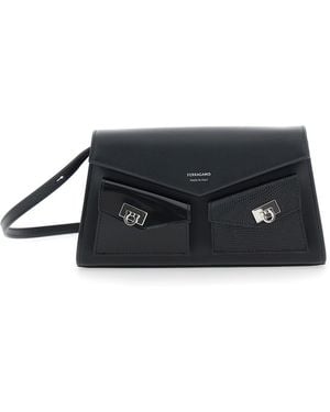 Ferragamo Crossbody Minibag 22,0X6,0X13,0 - Black