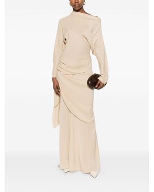 Cortana Isolde Silk Top - Natural
