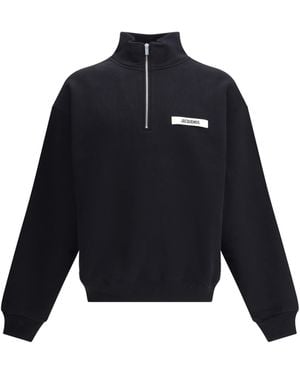 Jacquemus Le Camionneur Sweatshirt Cotton Sweatshirts - Blue