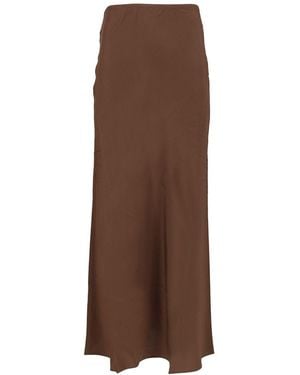 Matteau Bias Cut Skirt Skirts - Brown