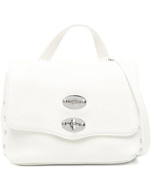 Zanellato Postina Daily Baby Leather Handbag - White