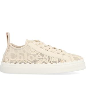 Chloé Lauren Low-Top Trainers - Natural