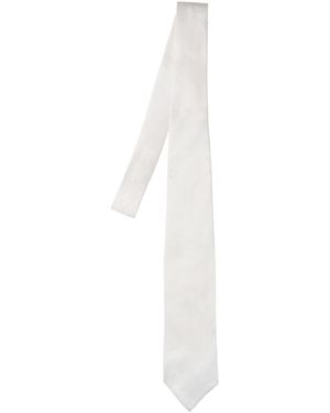 Cesare Attolini Ties Silk - White