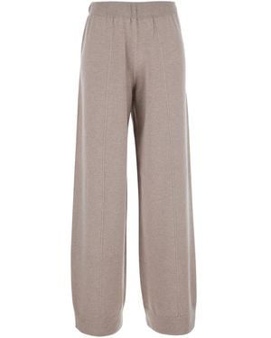 Fabiana Filippi Trousers Wool And Silk - Grey