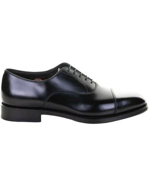 Santoni Flat Shoes - Black