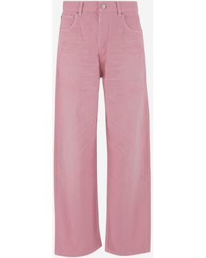 Balenciaga Cotton Denim Jeans - Pink