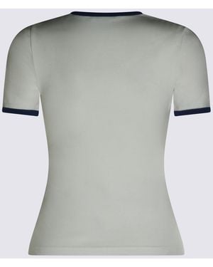 Courreges And Cotton T-Shirt - Grey