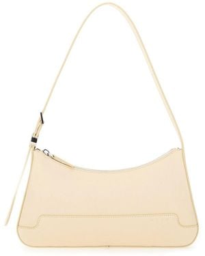 Marni Leather Shoulder Bag Calf - Natural