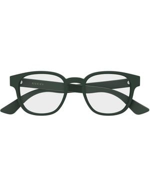 Gucci Gucci Gg1343O Linea Institutional Logo 010 Glasses - Green