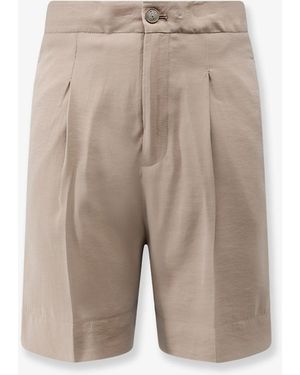 Hevò Torre Lapillo Modal Blend Bermuda Shorts - Natural