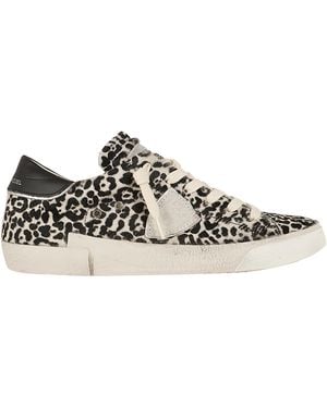 Philippe Model Prsx Low Calf Leather - Black