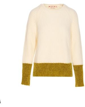 Marni Logo Sweater - Yellow