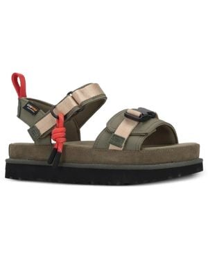 UGG Goldenstar Wildwood Cordura Sandals Shoes - Brown