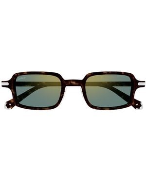Cartier Cartier Ct0539S Première De Cartier 002 Havana Glasses - Green