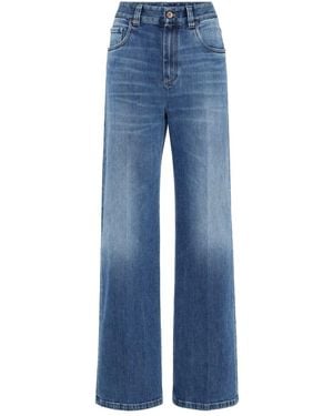 Brunello Cucinelli Denim Cotton Jeans - Blue