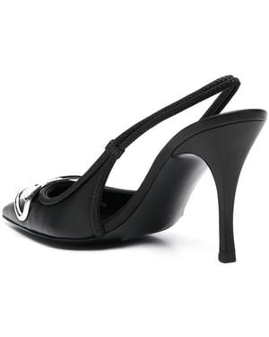 DIESEL Venus Leather Pumps - Black