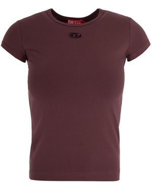 DIESEL T-Shirt Angie-Od - Purple