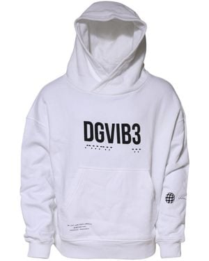 Dolce & Gabbana Dgvib3 Hoodie Stylish Graphic - Grey