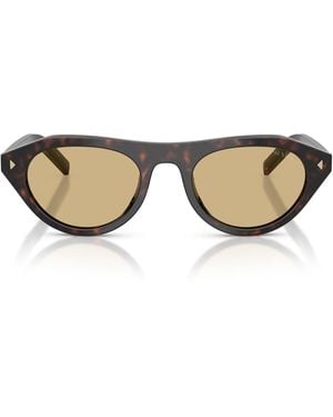 Prada Prada Pr B15S 17N70R Root Tartarugato Sunglasses - Brown