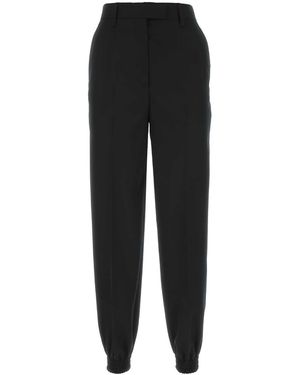 Prada Wool Sweatpants - Black