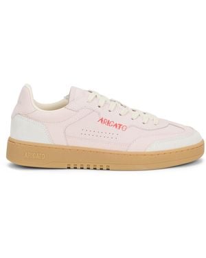 Axel Arigato Sneakers Dice T-Toe Light-Dark Tan/Dark Leather Sneakers - Pink