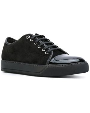 Lanvin Dbb1 Cap-Toe Sneakers Shoes - Black