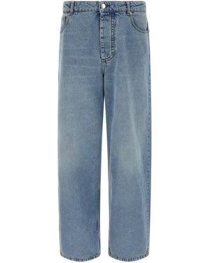 Ami Paris Ami Paris Relaxed Fit Cotton Jeans - Blue