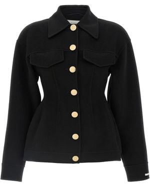 Sportmax 'Egeo' Caban - Black