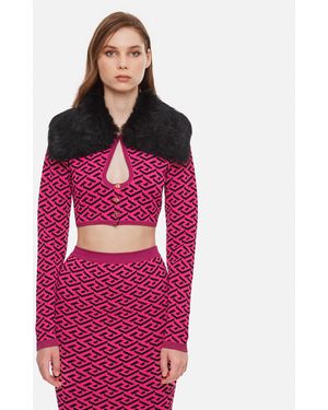 Versace Knitted Sweater - Red