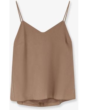 Max Mara Silk Munghia Top - Brown