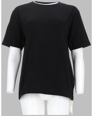 KHAITE T-Shirt Mae Cotton T-Shirts - Black