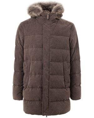Herno Cotton Bomber Clothing - Brown