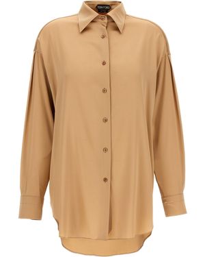 Tom Ford Silk Shirt - Natural