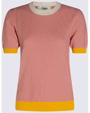 Fendi Cotton Knitwear - Pink