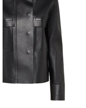 Ferragamo Leather Jacket - Black