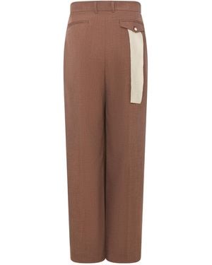 THESTROY Inno Wide-Leg Trousers - Brown