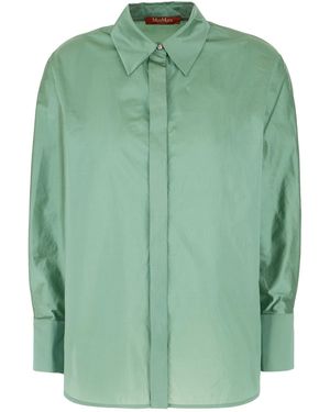 Max Mara Mint Polyester Blend Shirt - Green