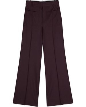 Victoria Beckham Alina Trousers - Purple