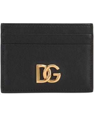 Dolce & Gabbana Cardholder Calfskin Wallets & Purses - Black